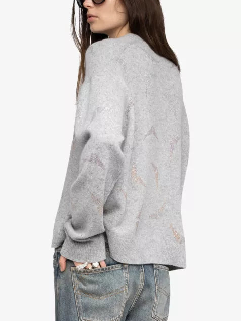 Markuz Rhinestone-Embellished Cashmere Jumper