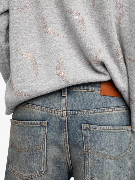 Markuz Rhinestone-Embellished Cashmere Jumper