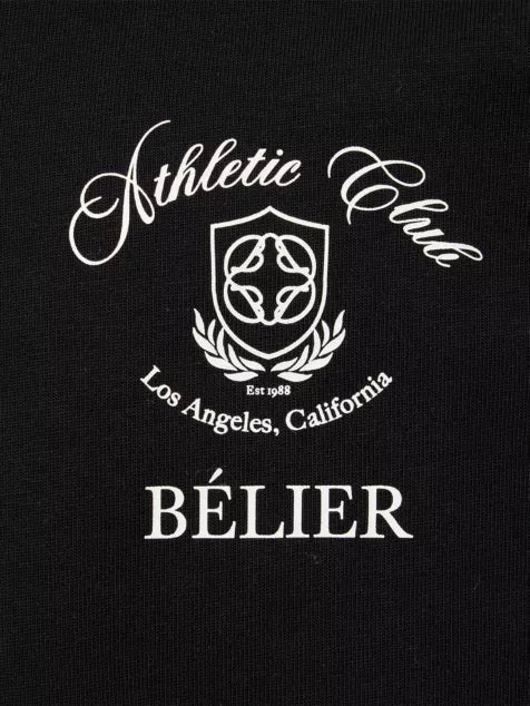 BELIER Athletic Club Crewneck Cotton-Jersey T-Shirt