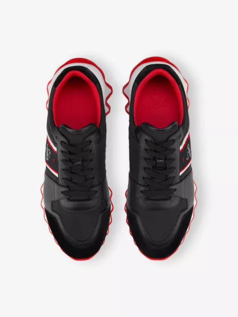 Nastroshark Leather and Nylon Sneakers