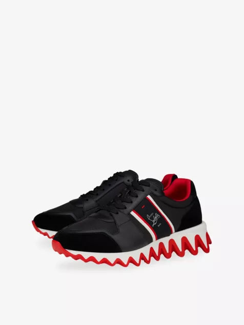 Nastroshark Leather and Nylon Sneakers