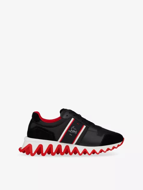 Nastroshark Leather and Nylon Sneakers