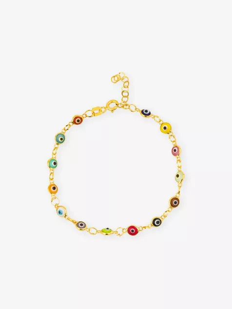 LA MAISON COUTURE Ece London The Nazar III 22ct Yellow Gold Vermeil And Sterling-Silver Bracelet