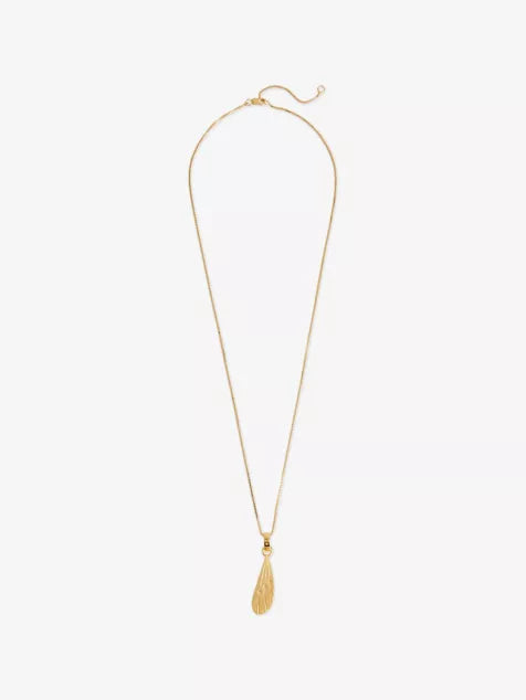 Dreamcatcher Wing Gold-Plated Sterling-Silver Necklace