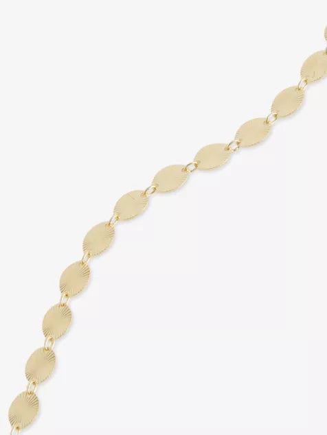 RACHEL JACKSON Oval Sunburst Gold-Plated Sterling-Silver Necklace