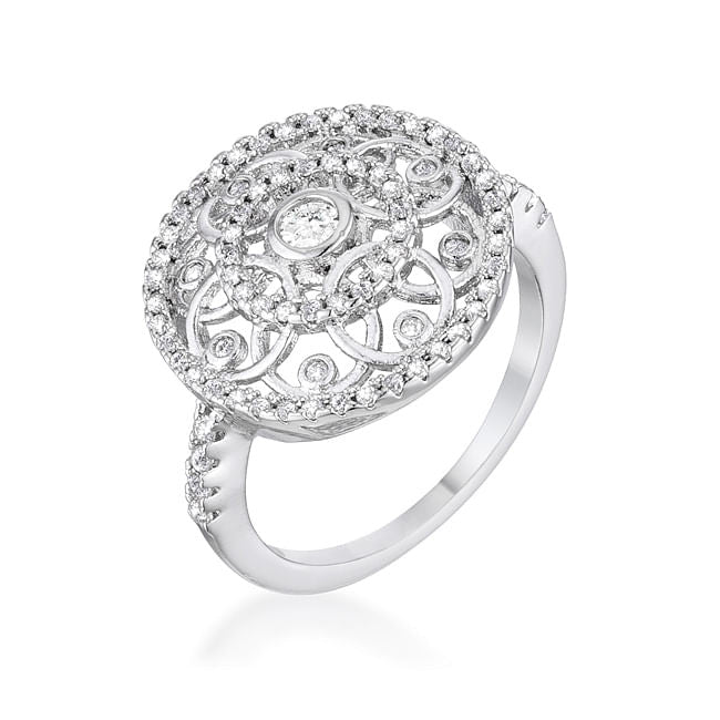 .5 Ct Interlocking Circles Ring with CZ - Interactive Group