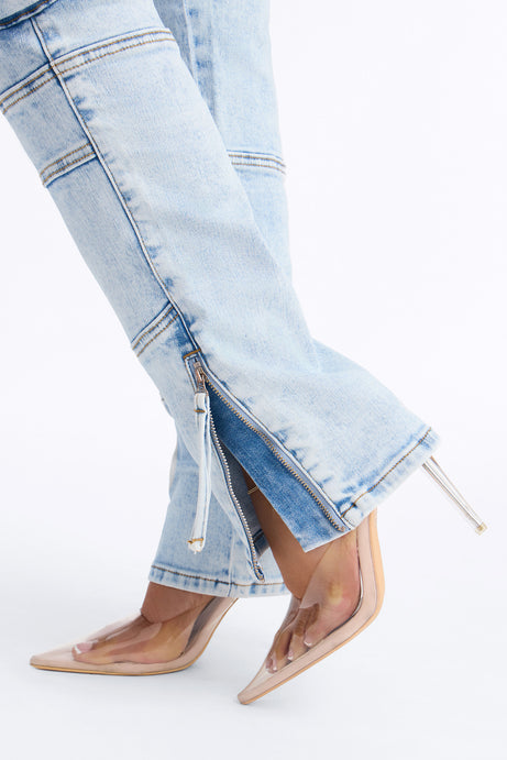 Street Smarts Stretch Slim Straight Cargo Jeans