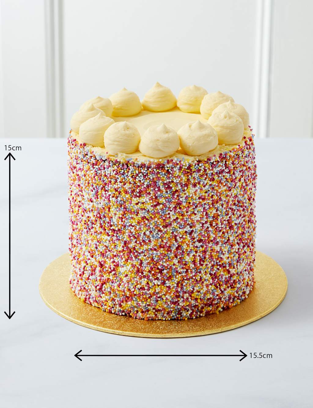 Rainbow Layers Cake (Serves 12)