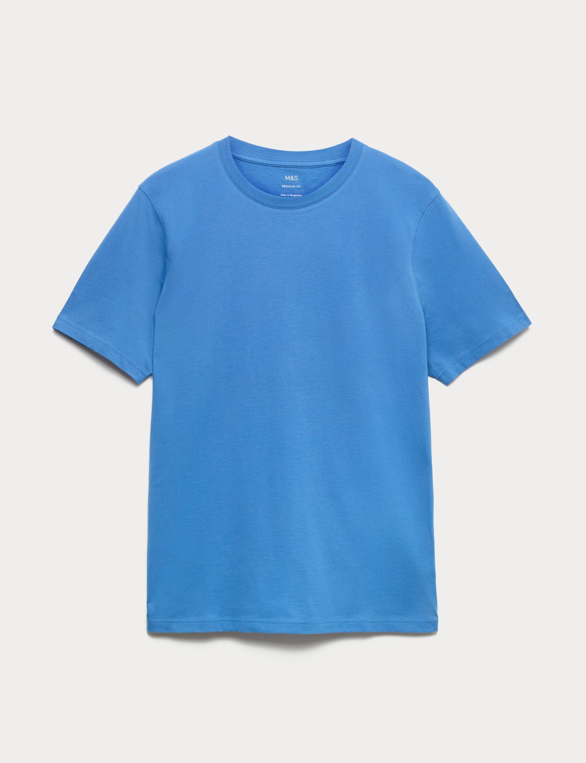 Regular Fit Pure Cotton Crew Neck T-Shirt