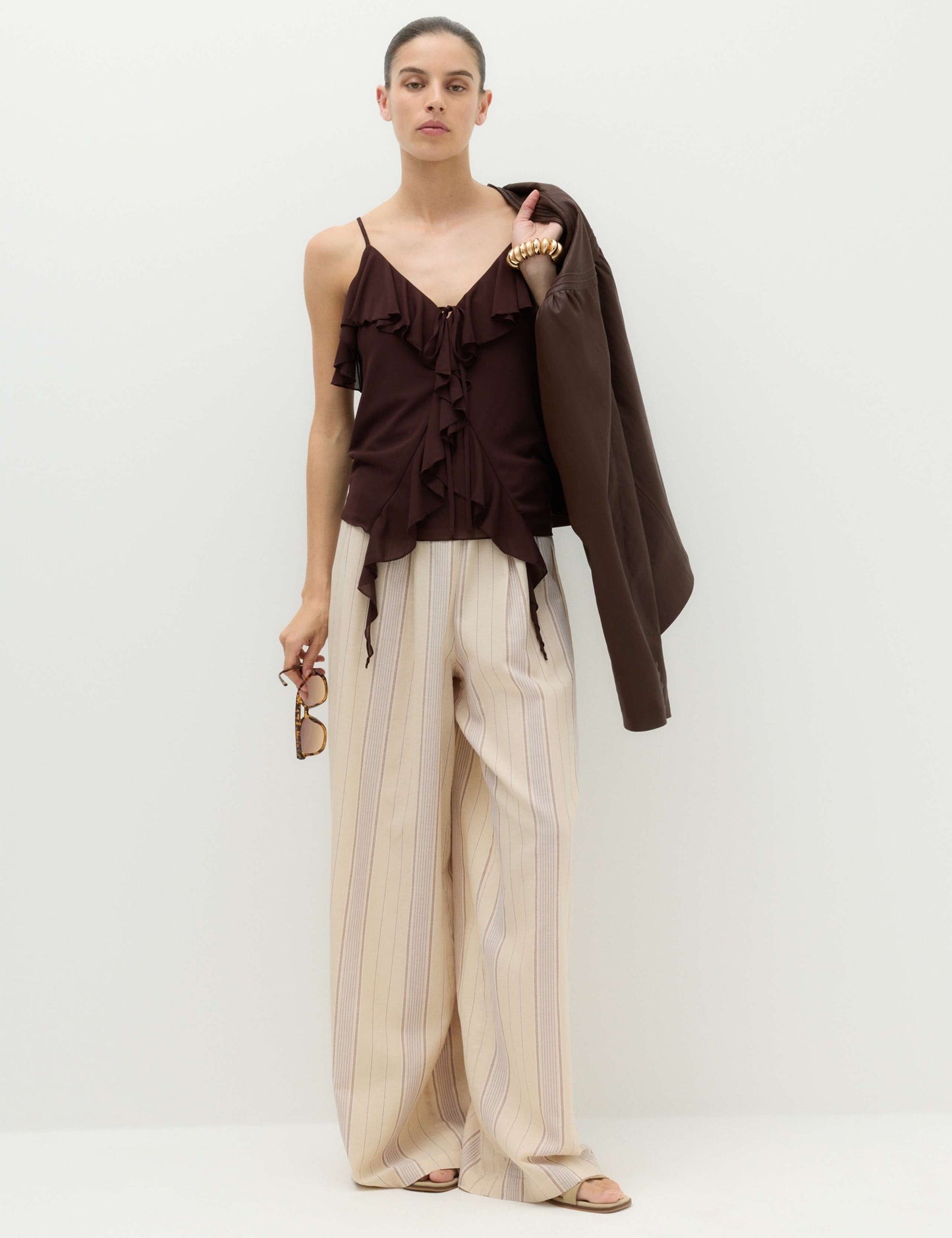 Ruffle Floaty Cami Top
