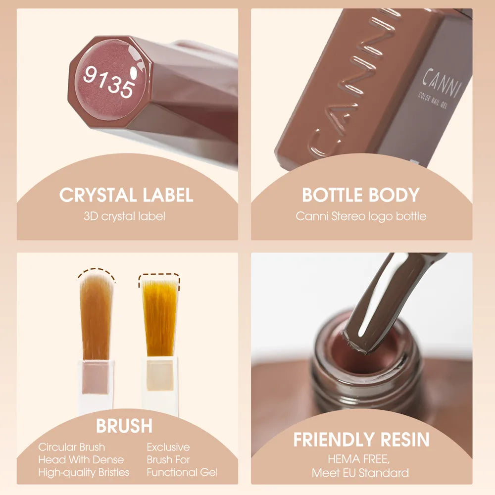 CANNI 9ml TPO/HEMA FREE Gel Polish Winter Colors Manicure - Interactive Group