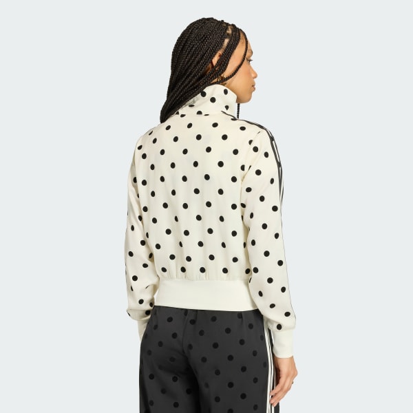 SATIN POLKA DOTS TT Track Top