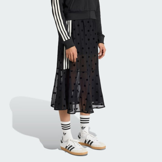SHEER POLKA DOTS SKIRT