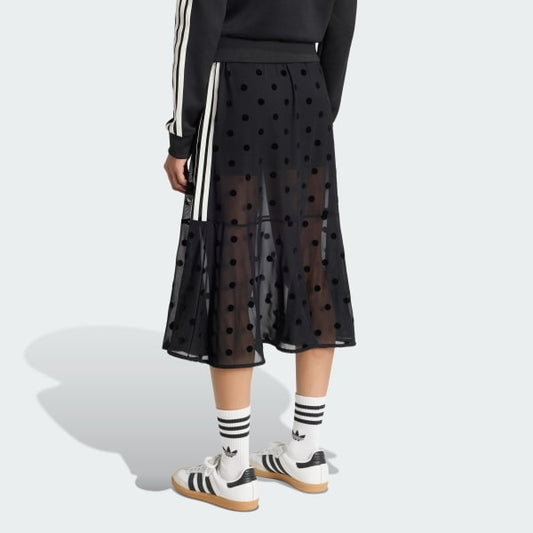 SHEER POLKA DOTS SKIRT