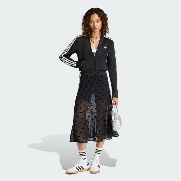 SHEER POLKA DOTS SKIRT