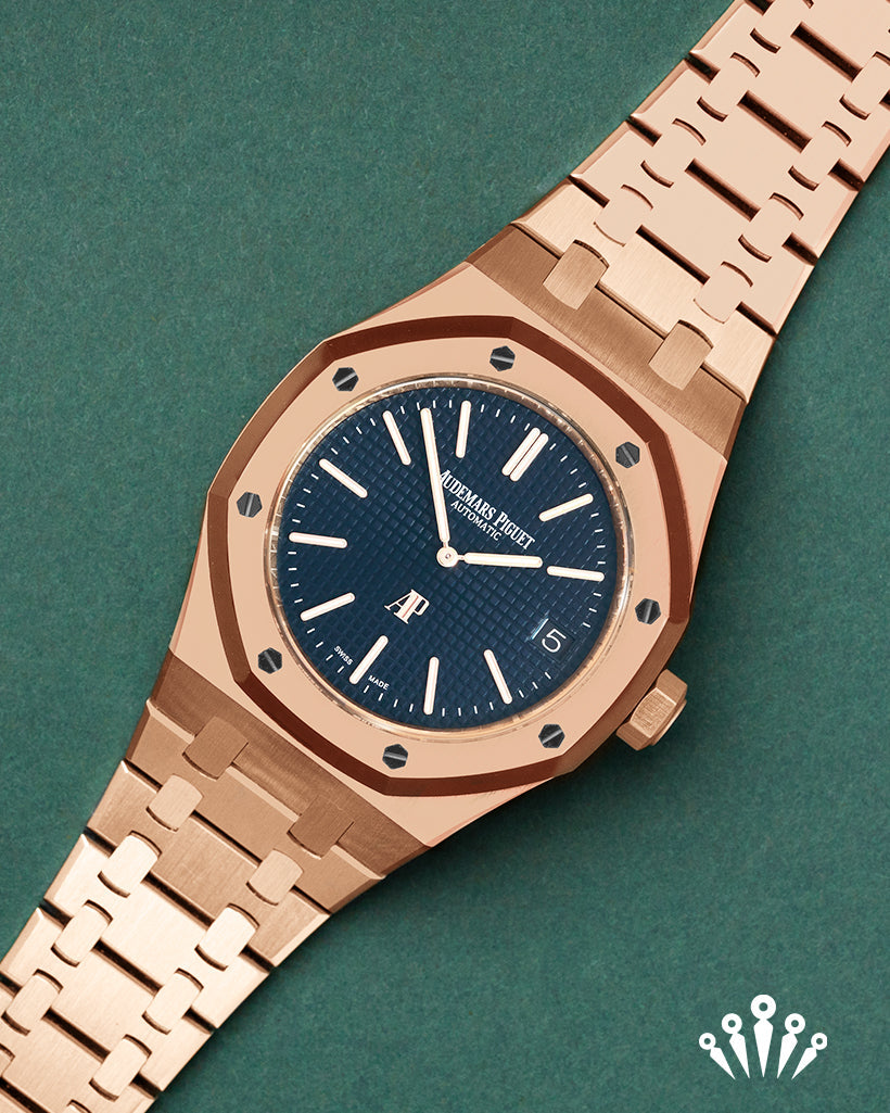 Audemars Piguet Royal Oak "Jumbo" Extra Thin - 18K Rose Gold - Just serviced by AP