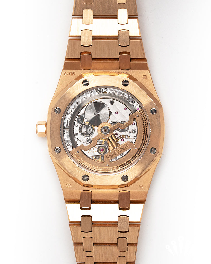 Audemars Piguet Royal Oak "Jumbo" Extra Thin - 18K Rose Gold - Just serviced by AP