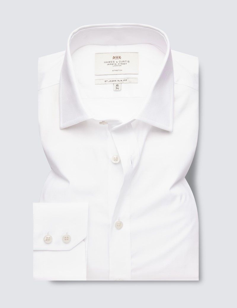 Slim Fit White Shirt