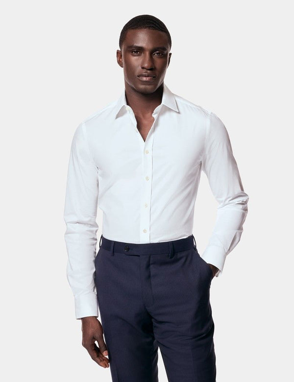 Slim Fit White Shirt