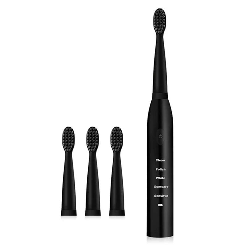 Powerful Ultrasonic Sonic Electric Toothbrush USB Charge Rechargeable Brush - Interactive Group