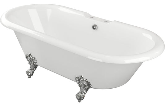 Septimus Freestanding 1690x740x620mm 2TH Bath w/Feet