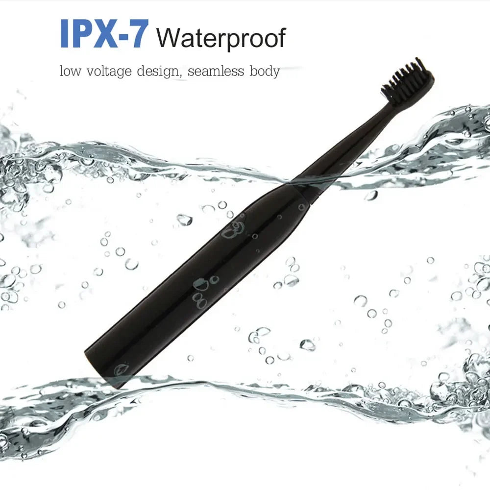 Powerful Ultrasonic Sonic Electric Toothbrush USB Charge Rechargeable Brush - Interactive Group