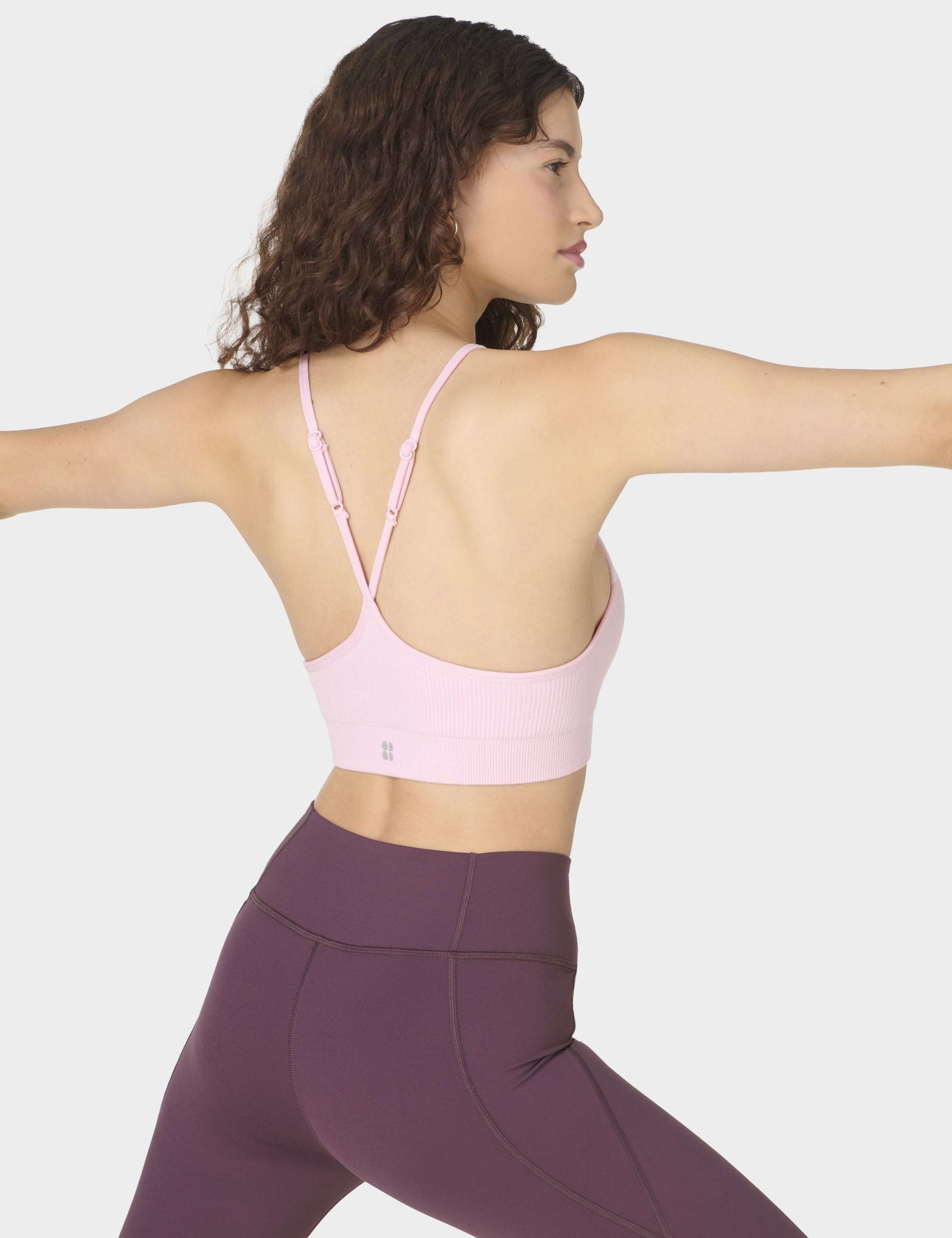 Soft Ribbed Sports Bra