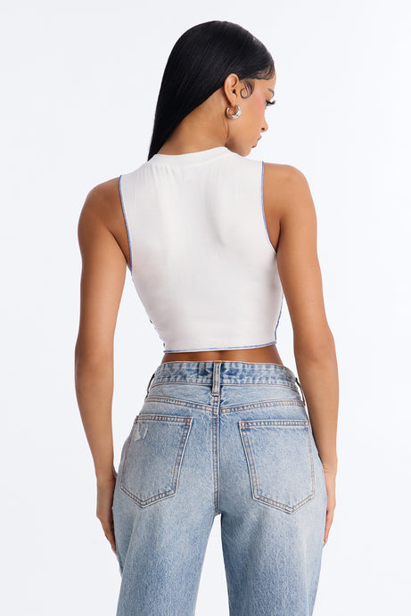 The Free America Tank Top - White