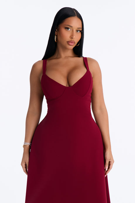 Charolette Tank Strap Midi Dress