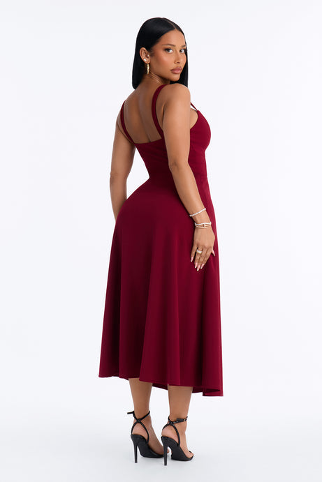 Charolette Tank Strap Midi Dress