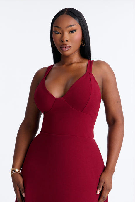 Charolette Tank Strap Midi Dress