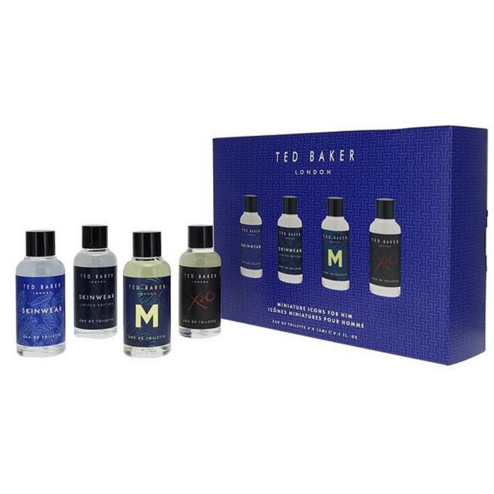 Ted Baker Miniature Icons Discovery Gift Set For Him 4 x 15ml