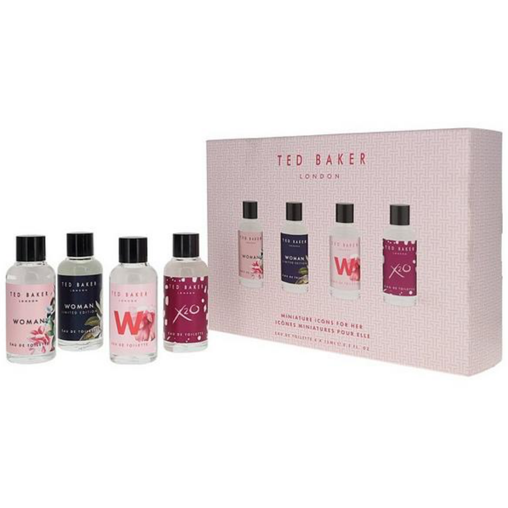 Ted Baker Miniature Icons Discovery Set Gift For Her 4 x 15ml