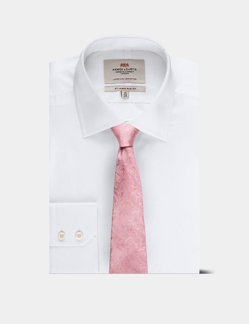 Pink Paisley Tie