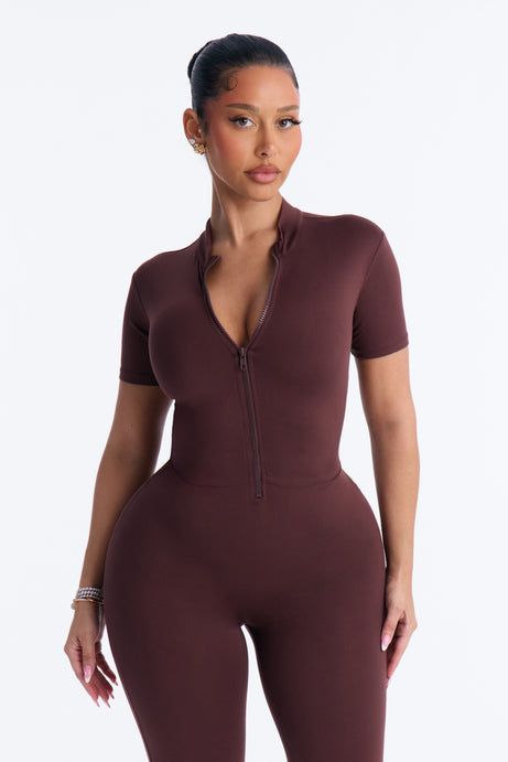 Baby Got Back Romper - Chocolate