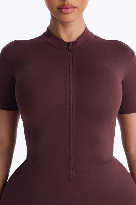 Baby Got Back Romper - Chocolate