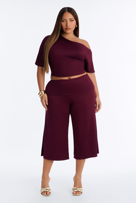 Maria Off Shoulder Gaucho Pant Set