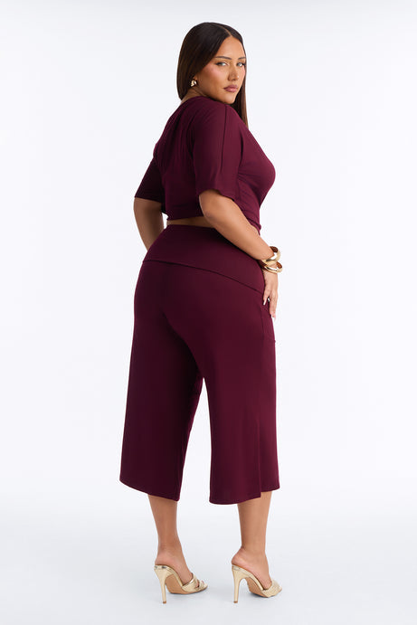 Maria Off Shoulder Gaucho Pant Set