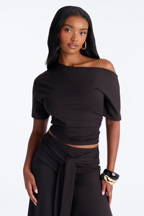Amelie Tie Front Gaucho Pant Set