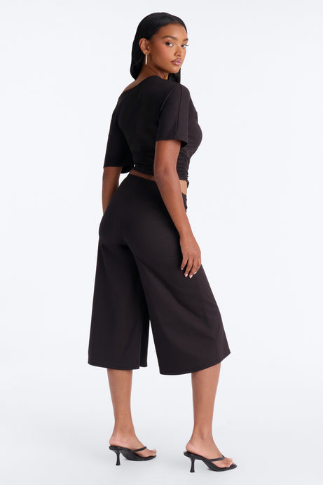 Amelie Tie Front Gaucho Pant Set