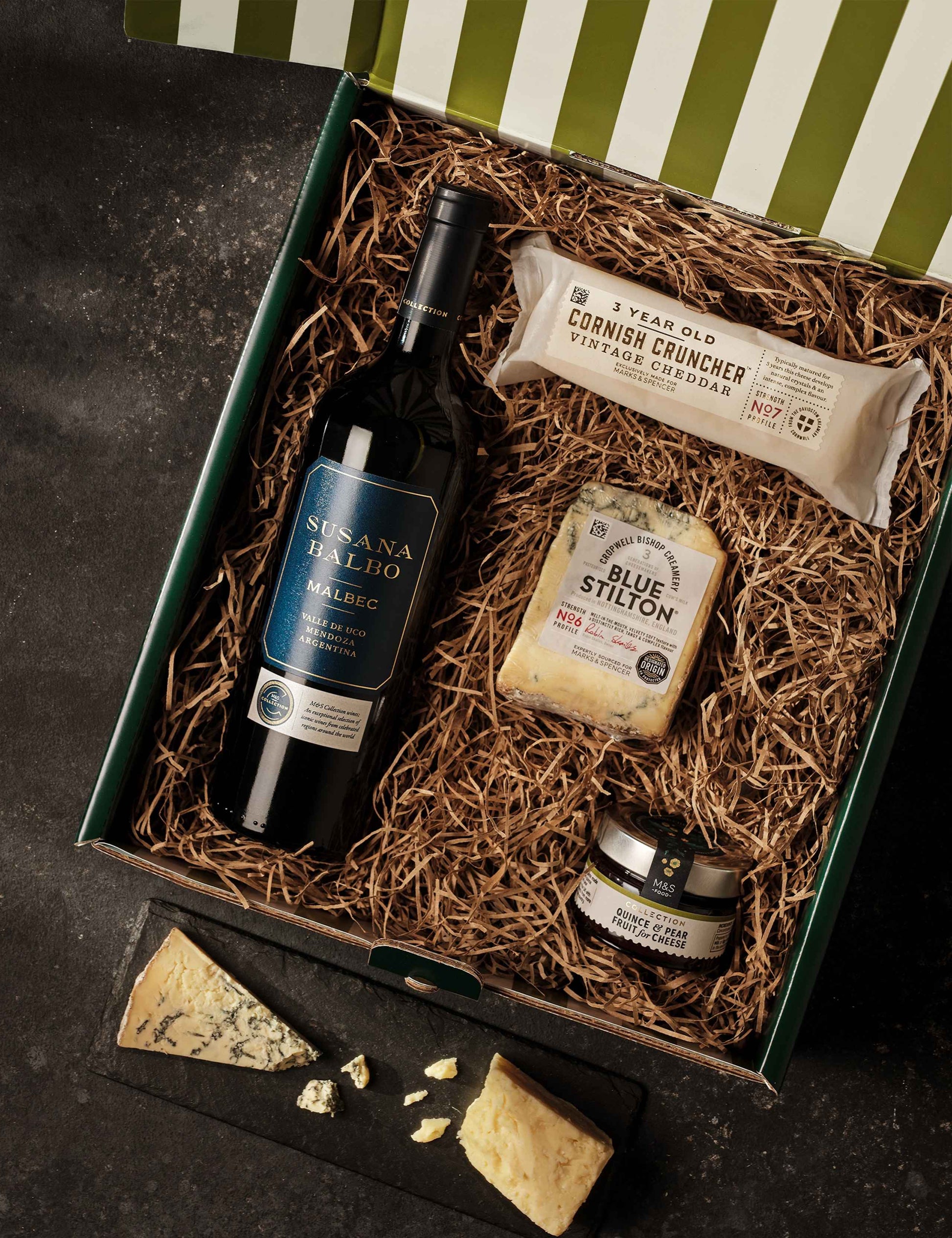 The Red Wine & Cheese Gift