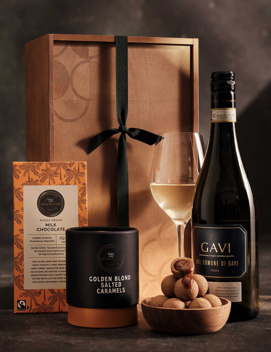 The White Wine & Chocolate Gift Box