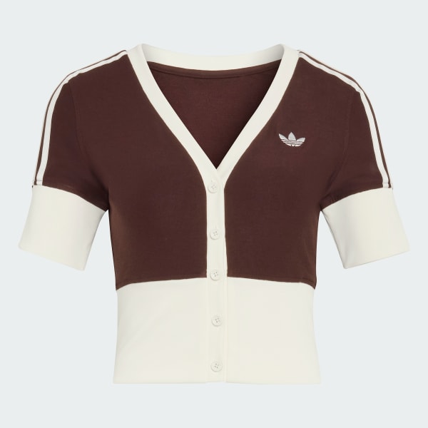 V-NECK SHIRT WITH BUTTONS