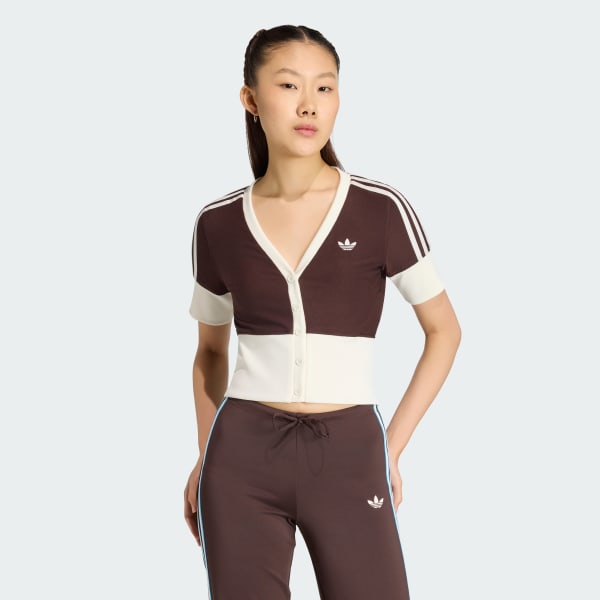 V-NECK SHIRT WITH BUTTONS
