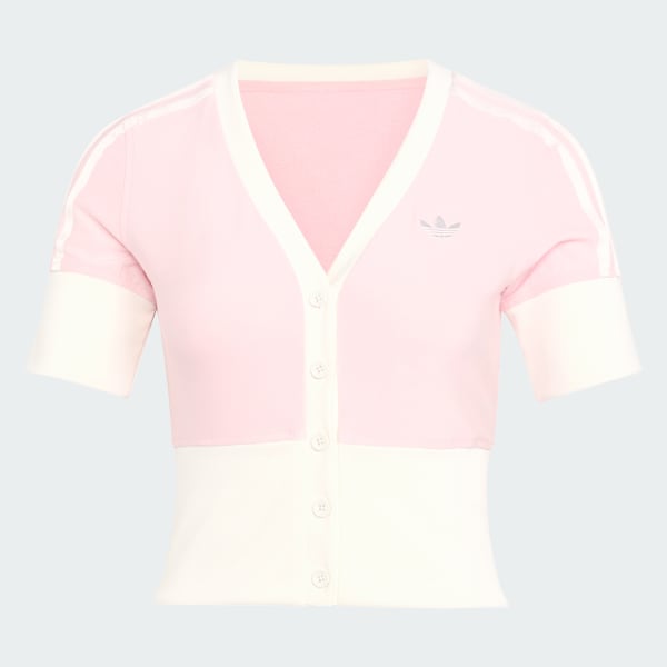 V-NECK SHIRT WITH BUTTONS