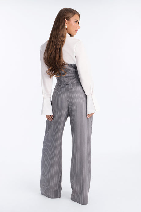 Laura Twill Pant Set
