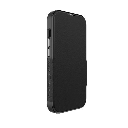 NNEDSZ EFM Monaco E-leather Wallet Case Armour With D3O Plus Suits Iphone 15 (6.1") - Black/Space Grey - Interactive Group