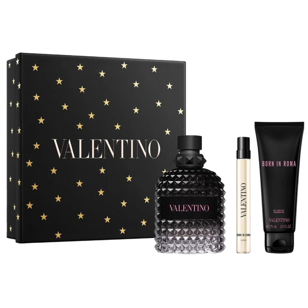 Valentino Born In Roma Uomo Eau De Toilette Gift Set 100ml