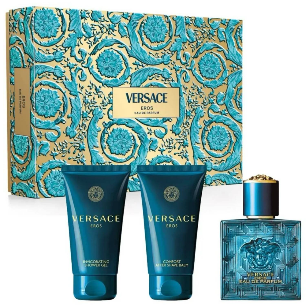 Versace Eros Pour Homme Eau De Parfum Gift Set 50ml