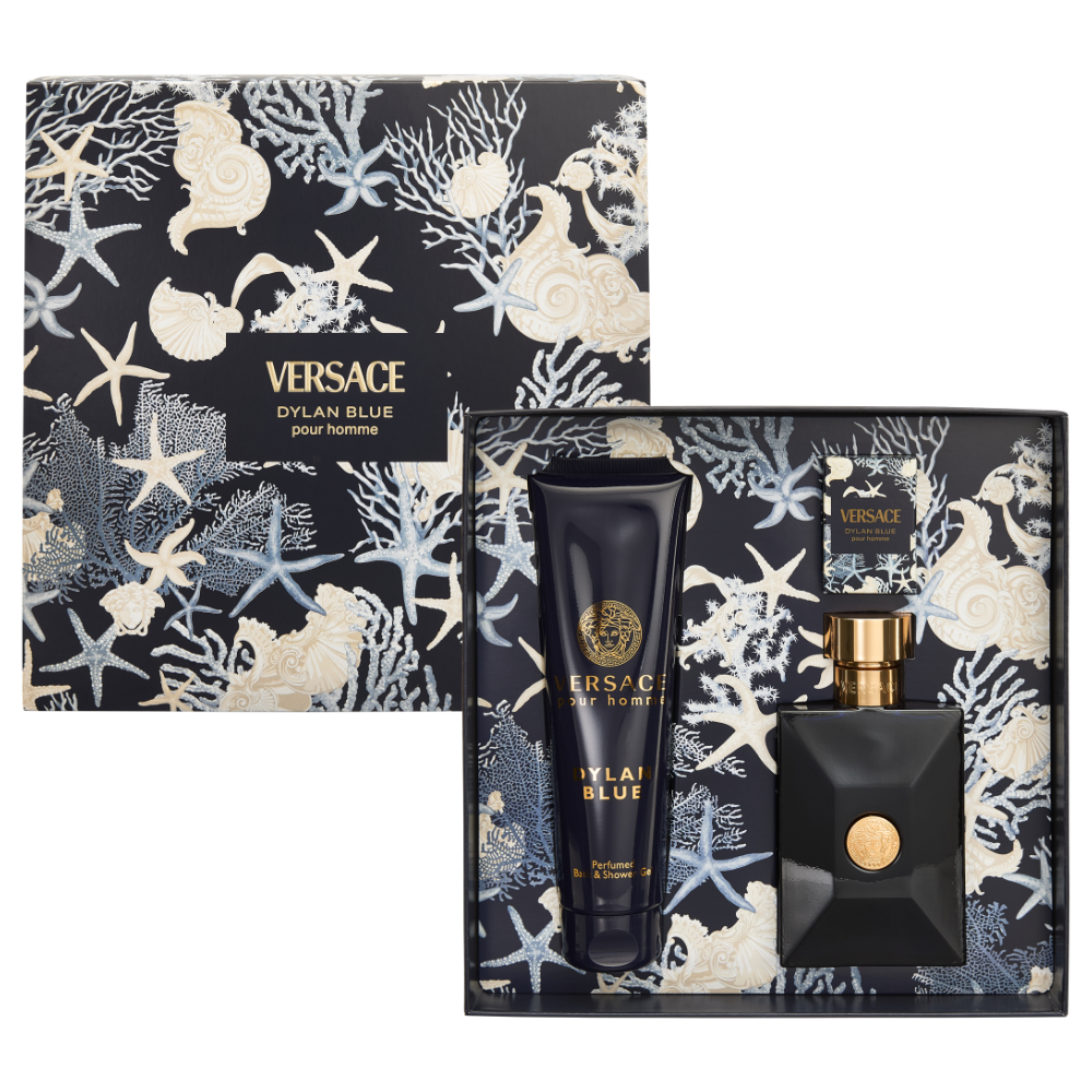 Versace Dylan Blue Pour Homme Eau De Toilette Gift Set 100ml